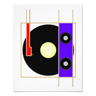 Vinyl Player Fotodruck