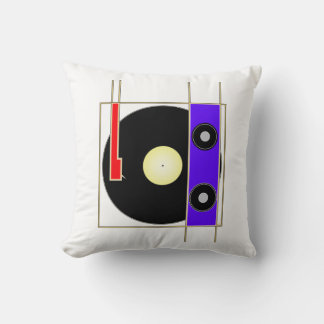 Vinyl Player Kissen