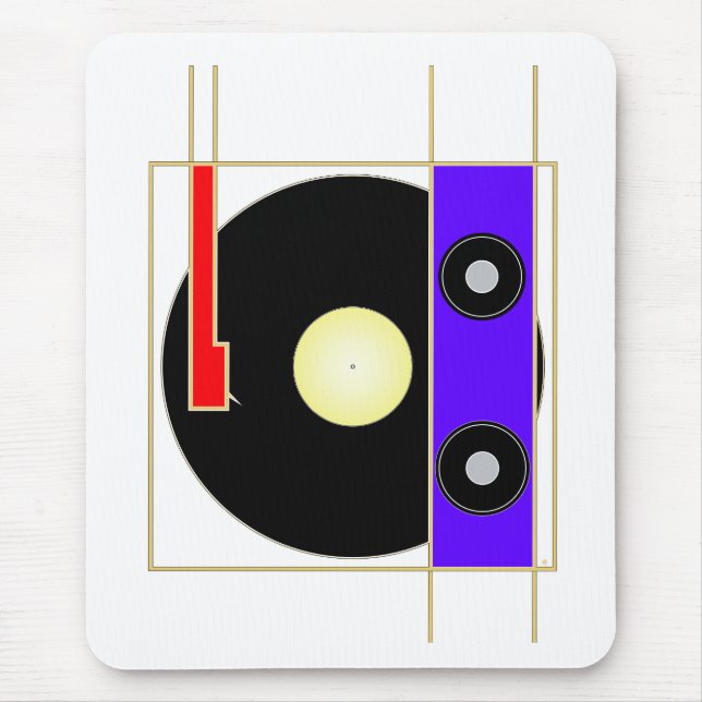 Vinyl Player Mousepad (Vorne)