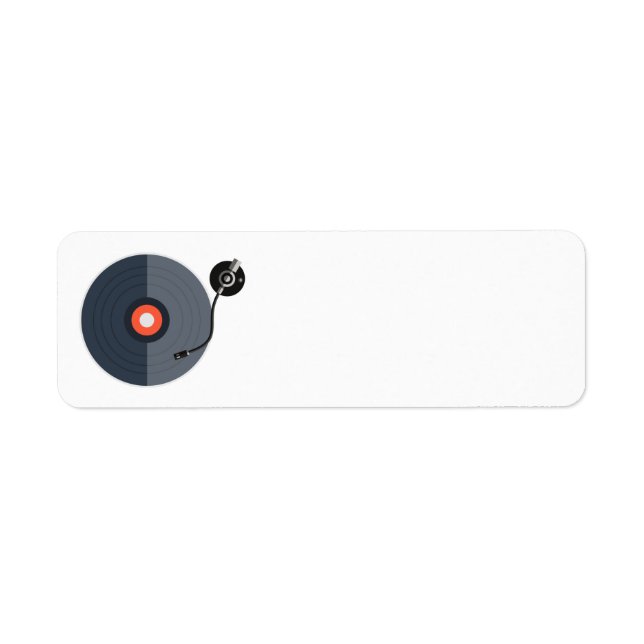 Vinyl Record Address Labels (Vorne)