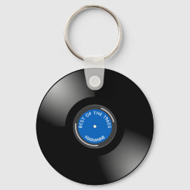 Vinyl Record Album Design Schlüsselanhänger