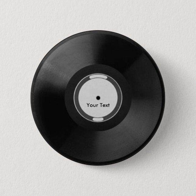 Vinyl.Record Button (Vorderseite)