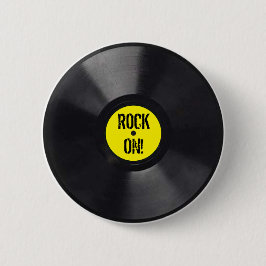 Vinyl Record Button