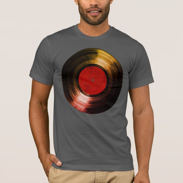 Vinyl Record cool & Retro T-Shirt (Vorderseite)