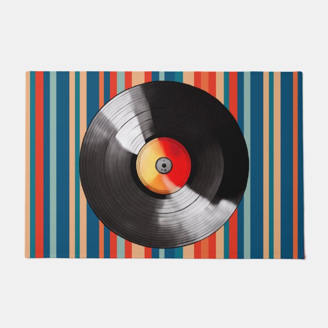 Vinyl Record Door Mat Fußmatte (Vorderseite)