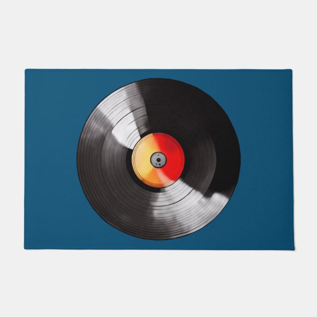 Vinyl Record Doormat Fußmatte (Vorderseite)