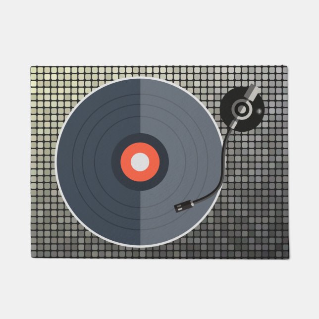 Vinyl Record Doormat Fußmatte (Vorderseite)