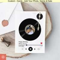 Vinyl Record Kids Foto Happy Birthday Selfie