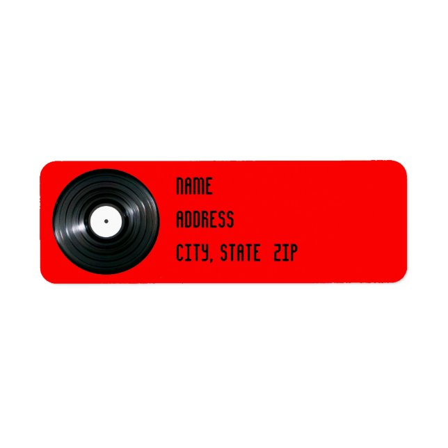 Vinyl Record Label (Vorne)