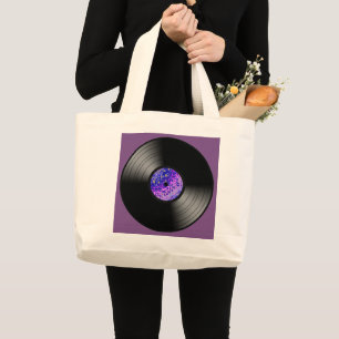 Vinyl Record LP Tote Tasche für den Music Lover