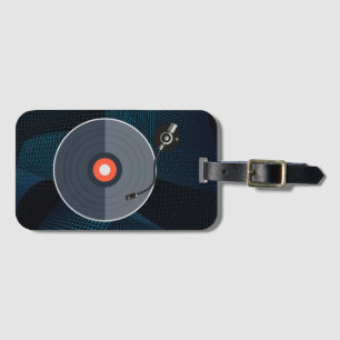 Vinyl Record Luggage Tag Gepäckanhänger