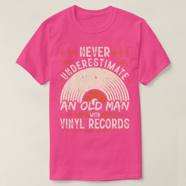 Vinyl Record Men Vinyl T-Shirt (Design vorne)