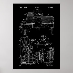 Vinyl Record Patent Poster
