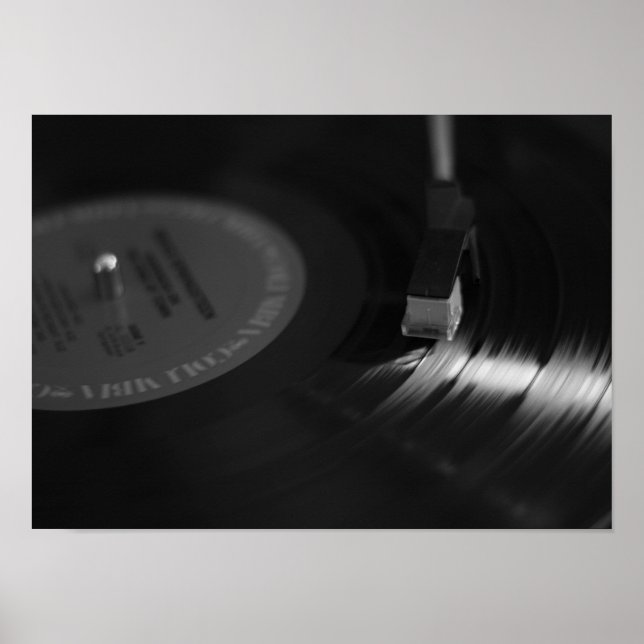 Vinyl Record Player Poster (Vorne)