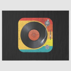 Vinyl Record Player Seidenpapier