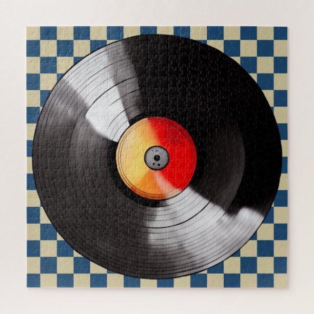 Vinyl Record Puzzle (Vertikal)