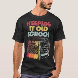 Vinyl Record Retro Behielt es alte Schule T-Shirt