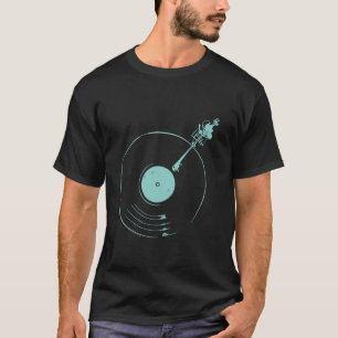 Vinyl Record Retro Music Vintag Disk Jockey Gift T-Shirt