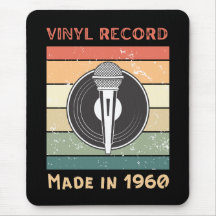 Vinyl Record Retro Stil Mouse Pad