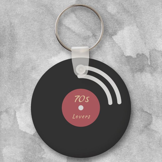 Vinyl Record Schlüsselanhänger (Vinyl Record Keychain)