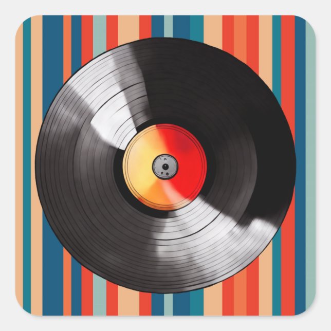 Vinyl Record Stickers (Vorderseite)