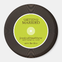 Vinyl Record Wedding Save the Date