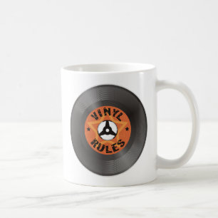 Vinyl regiert tasse