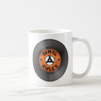 Vinyl regiert tasse