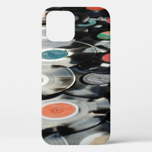 Vinyl Retro Kunststoff alt schwarz Case-Mate iPhone Hülle