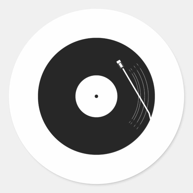 Vinyl Runder Aufkleber (Vorderseite)