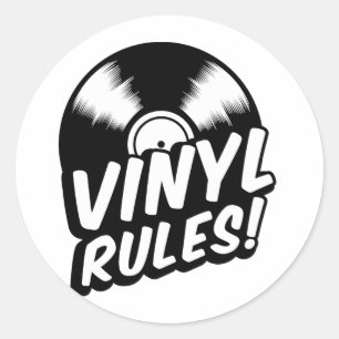 Vinyl Runder Aufkleber