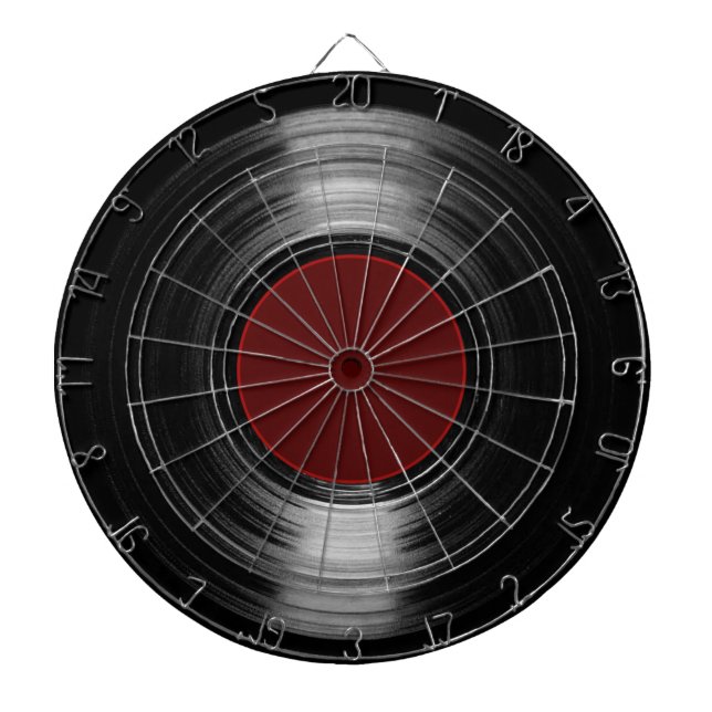 Vinyl-Schallplatte Dartscheibe (vorne)