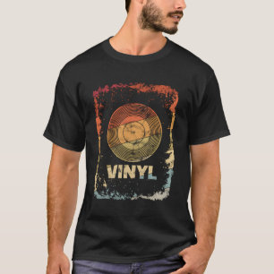 Vinyl-Schallplatte Retro Vintage-Schallplattenspie T-Shirt