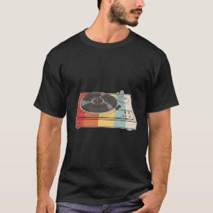 Vinyl-Schallplatten-Plattenspieler Dj T-Shirt