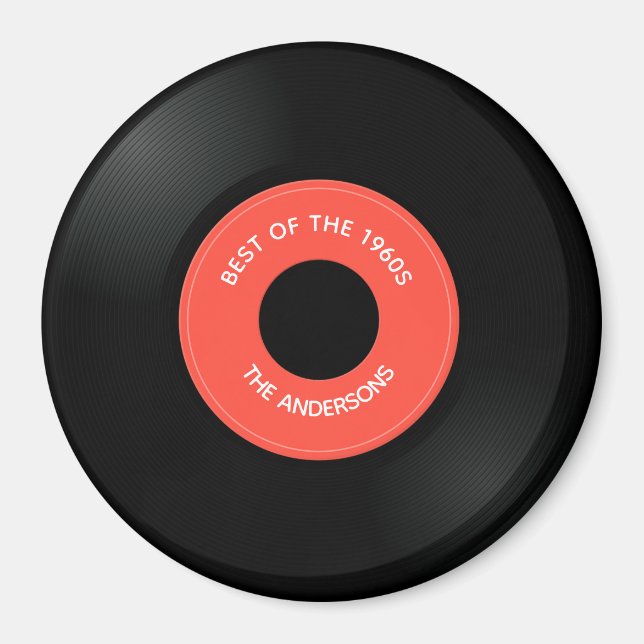 Vinyl-Single-"45"-Design-Magnet Magnet (Vorne)