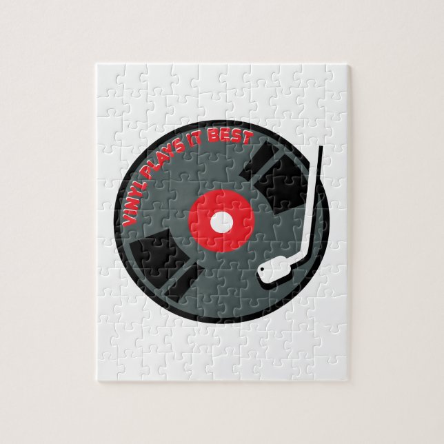 Vinyl spielt es Bestes Puzzle (Vertikal)