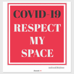 Vinyl Sticker ausschneiden - COVID-19 meinen Platz