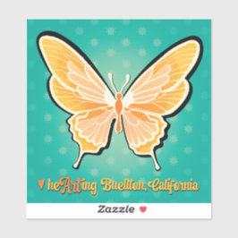 Vinyl Sticker - Pop Butterflies - Buellton.Art