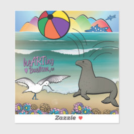 Vinyl Sticker - Siegel Beach - Buellton.Art