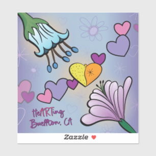 Vinyl Sticker - TheARTing Blume - Buellton.Art