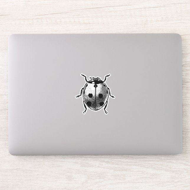 Vinyl Sticker Vintages Grafikbild Ladybug (Computer)