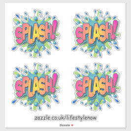 Vinyl Stickers ausschneiden - Splash Design Aufkleber