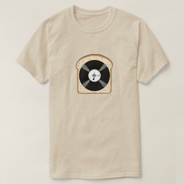 Vinyl Toast T - Shirt | Funny Music Record T-Shirt (Design vorne)