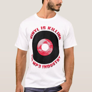 Vinyl tötet das MP3 Industry Shirt
