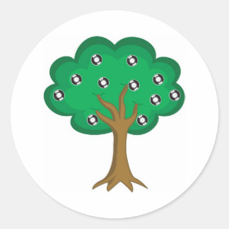 Vinyl Tree Runder Aufkleber