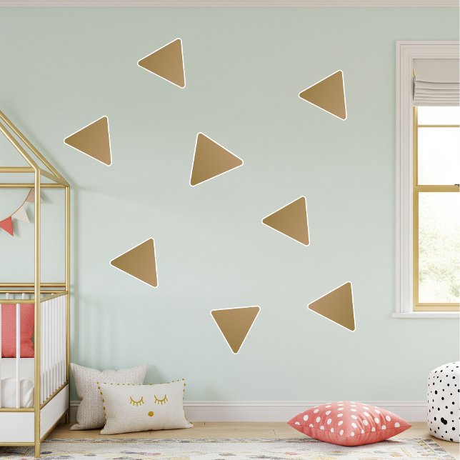 vinyl triangular stickers for kids, wall decor aufkleber (Von Creator hochgeladen)