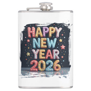 Vinyl umwickelte Flasche Flachmann