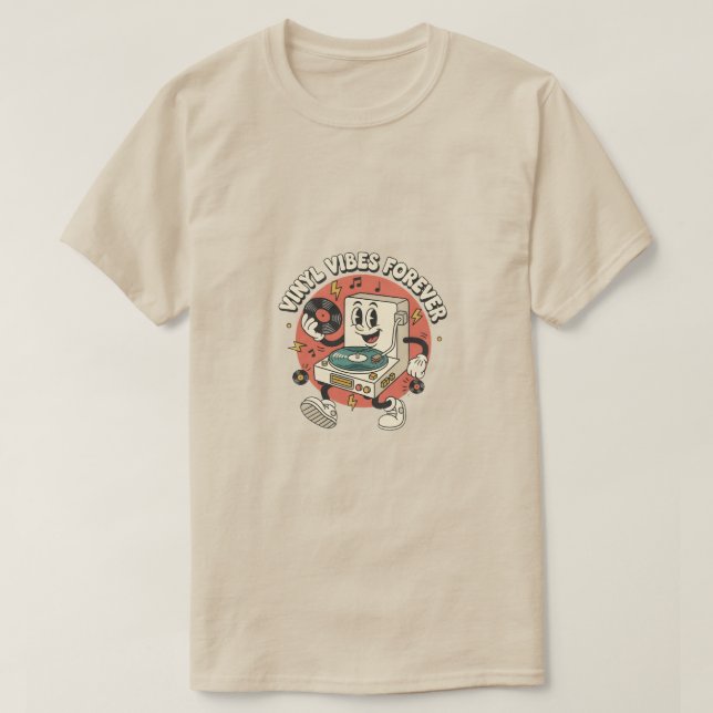 Vinyl Vibes Forever T-Shirt (Design vorne)