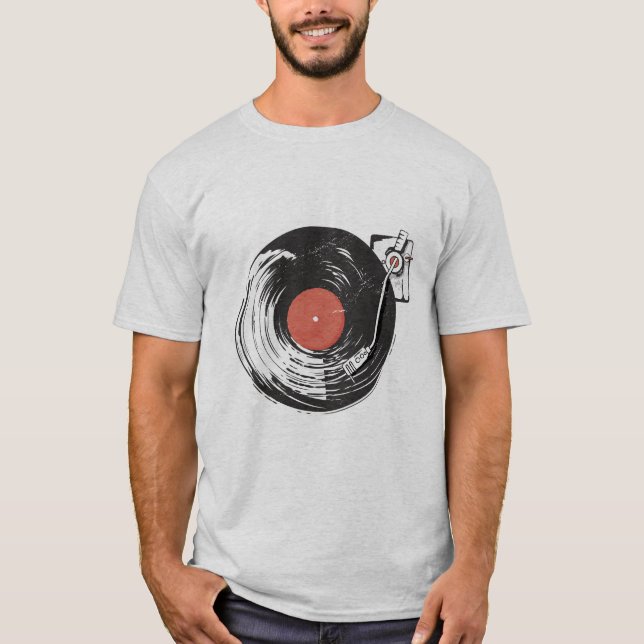 Vinyl Vibes T-Shirt (Vorderseite)
