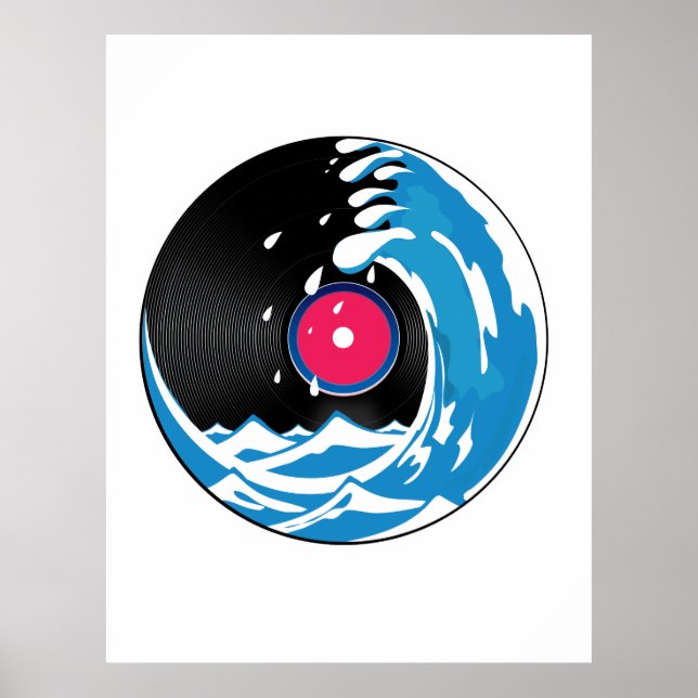Vinyl Wave Poster (Vorne)